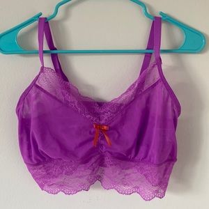 Purple Lace Bralette